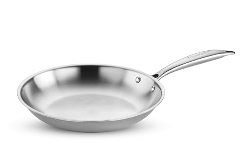 Butterfly Tez Triply Fry/Saute Pan | 24 cm | 1.5 Litre | Even Heat Distribution & Faster Cooking | Stay Cool Handle | for Curry, Deep Fry/Saute/Roast | 10 Year Warranty | Silver