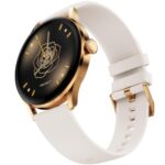 Fire-Boltt Glitz Women Smart Watch with 1.19” AMOLED Display, Bluetooth Calling, Rotating Crown, Always On Display, 1000 Nits Brightness, IP68 Waterproof Pearl White