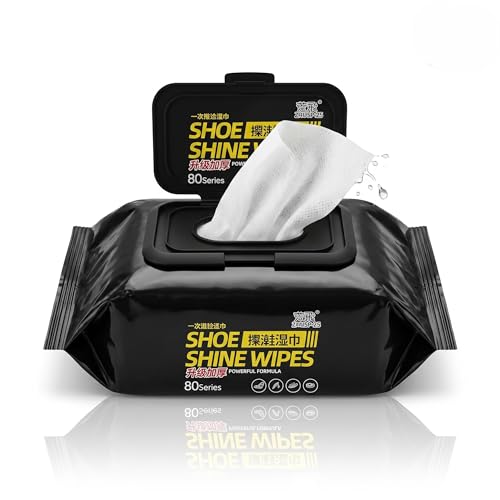 BAYTORA Shoe Cleaning Wipes (80 PCS) – Instant Sneaker Cleaner Wipes for Shoes, White Shoes, Sports Shoes & Leather Footwear, Portable Stain Remover, Quick Cleaning Wet Wipes for Travel & Daily Use