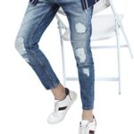 KETCH Men’s Tapered Mid Rise Jeans (KHJN000279_Blue_34)