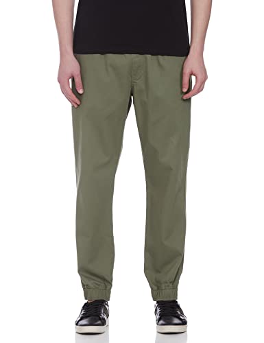 Amazon Brand – Symbol Men’s Slim Stretch Jogger Pants Lt. Olive 36, Mid Rise