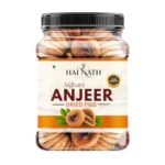 HAI NATH Premium anjeer 500g fresh | Jumbo Dry Figs | Premium Quality Anjeer (Figs) | Rich in Fiber | Low Fat Healthy Snack | Naturally Sweet Imported Dry Fruit
