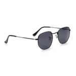 Fastrack Tees Grey Hexagonal Sunglasses for unisex