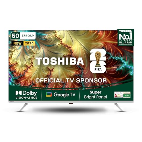 Toshiba 126 cm (50 inches) E350SP Series 4K Ultra HD Smart LED Google TV 50E350SP