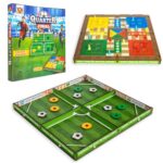 Toysbox Quarter Final 3-in-1 Game Set of Wooden Table Games Like Football, Colour Strikers and Ludo Board Game, Multi-Player Family Board Game, Inteactive Fun Party Game for Kids 6+ Years