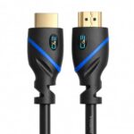 C & E 4K HDMI Cable 2 PACK 12ft 18Gbps High Speed HDMI 2.0 Braided HDMI Cord, 4K 30Hz HDR, HDCP 1080p, 2160P, Ethernet, 3D, Audio Return(ARC) Compatible for Monitor UHD TV PC PS5 PS4 Blu-ray