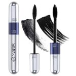 MARS Double Trouble 2-in-1 Mascara (14 ml) | Maximum Volume & Extended Length | Upto 18 Hours | Intense Jet Black | Long Lasting, Clump Free Mascara | Waterproof and Smudge-Proof
