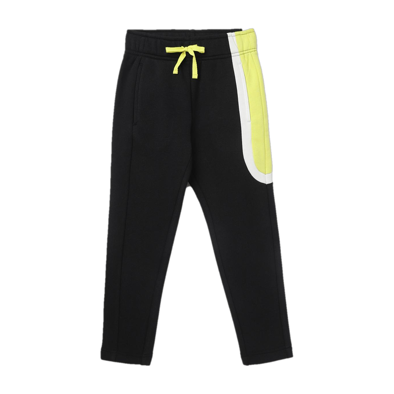 United Colors of Benetton Track Pant For Boys(Black, Pack of 1)