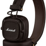 Marshall Major V Wireless On-Ear Headphones, 100 Hours playtime Bluetooth(Brown, On the Ear)