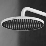 ALTON SHR20280, ABS, 10-INCH, Overhead Shower Without Arm, White & Black