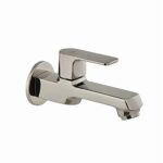CERA Chelsea Bib Cock Short Body Wash Basin Faucet | Sink Tap | Bathroom Accessories | Wall Mount | PVD Finish | Solid Brass | Graphite Grey | F1016151GG