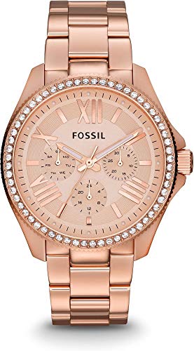 Fossil Chronograph Rose Dial Women’s Watch – AM4483