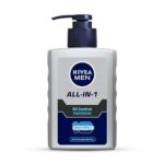NIVEA MEN All in 1 Oil Control Face Wash | Prevents Acne | Removes excess oil and dirt | Reduces Blackheads and Whiteheads | Cooling Menthol | Unclogs & refines pores | 150ml