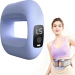 Fascia Massager Ring with Digital Display & Adjustable Strap, Handheld Body Massage Device with Multiple Vibration Levels, Portable Muscle Massager for Legs, Waist, Arms, Back & Daily Relaxation