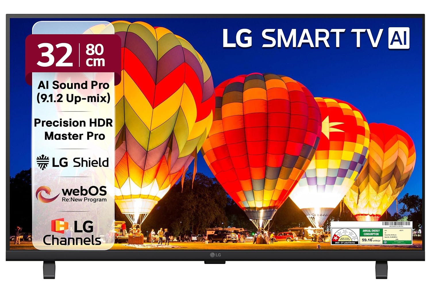 LG 80 cms (32 inches) LB650 AI Series HD Smart TV 2026