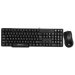 Zebronics Judwaa 750 USB Keyboard & Mouse Combo, 104-Key Keyboard with ₹ Rupee Key, 1200 DPI, Silent Typing, Durable Keys, Plug & Play, Ergonomic Design