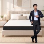 Nilkamal SLEEP Lite Dual Comfort 4 Inch Mattress | 10 Year Warranty | Reversible Design | Soft & Firm Sides | Superior HR Foam | Breathable Knitted Fabric | Bed Mattress | King Size (72X72X4)