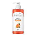 Biotique Bio Apricot Refreshing Body Wash | Keeps Skin Fresh and Clean | Brightens Skin and Reducing Dark Spots | 100% Botanical Extracts | Suitable for All Skin Types | 300ml