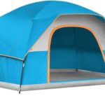 ALI Shipping 3-8 Person Family Camping Tent – All-Season Waterproof Dome Tent with Rainfly, Ventilation, Easy Setup for Hiking, Picnic & Outdoor Adventures