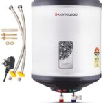 Longway Superb 25 Liters 5 Star Rated Automatic Storage Water Heater for Home | Water Geyser | Electric Geyser with Multiple Safety System & Anti-Rust Coating | 5 Years Warranty on Tank | Gray