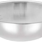 Amazon Brand – Solimo Stainless Steel Triply Tasla-Silver, 28cm