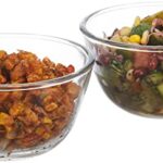 Amazon Brand – Solimo Borosilicate Round Glass/Mixing Bowl (Set of 2, 1100 ml) | Transparent