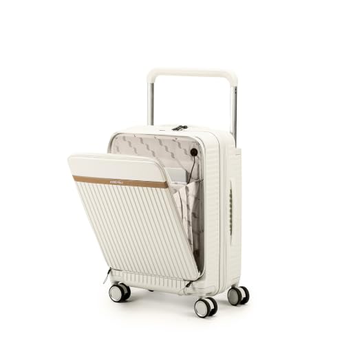 Assembly Rover Pro 20 Inch (55cm) Cabin Trolley Bag Hard Shell Polycarbonate Suitcase with Laptop Compartment Wide Trolley Design with TSA Lock 8 Spinner