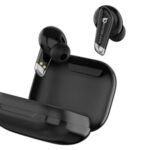 BOSTON LEVIN Storm9,TWS Bluetooth,Wireless Earbuds with Upto 32 Hour Playtime,Touch Control,Quick Pair Technology,BT5.3,IPX5,Immersive Sound,Powerful Bass with Mic,13mm Drivers, Digital Display Case