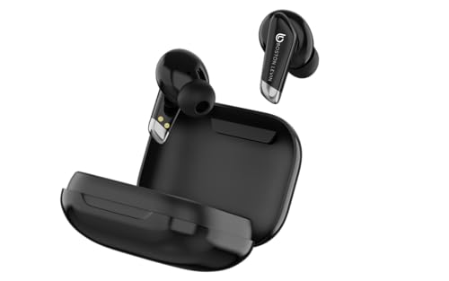 BOSTON LEVIN Storm9,TWS Bluetooth,Wireless Earbuds with Upto 32 Hour Playtime,Touch Control,Quick Pair Technology,BT5.3,IPX5,Immersive Sound,Powerful Bass with Mic,13mm Drivers, Digital Display Case