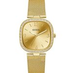 GUESS Square 32mm Champagne Dial Analog Women Watch – GW0354L2