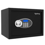 Lifelong Locker for Home & Office | 34L Digital Safe Locker Tijori with 5mm Sturdy Metal Door, Electronic Keypad, Anti-Theft Alarm & Emergency Keys | Safe for Jewellery, Cash, Documents & Valuables