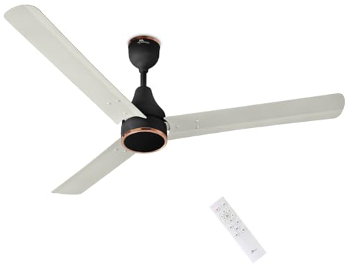 RR Signature NEOAIR 1200mm BLDC Ceiling Fan | 5-Star BEE Rated | Energy Saving up to 60% | Remote Controlled | Low Power Consumption | High Air Delivery | 2-Year Warranty [MATT WHITE]