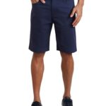 Amazon Brand – Symbol Men’s Regular Fit Woven Shorts (AW19-SHR-ESS-04_Navy_28)