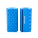 Amazon Basics Thick Dumbbell & Barbell Grips | Medium | Blue