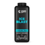 Beardo Ice Blast Talc powder for men | INSTANT ICY COOLING Talcum Powder Men | Combat heat with Menthol 250g
