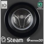 LG 7 Kg, 5 Star, DD Technology, Steam Wash, 6 Motion DD, Fully-Automatic Front Load Washing Machine (FHB1207Z2M, Allergy Care, In-Built Heater, Touch Panel, Middle Black)