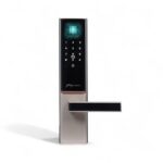 Godrej Smart Lock | The Only 7 in 1 NFC Digital Lock with Scheduled Biometric Access | VDP Compatible | Wooden Door in Home & Offices | Vegas Gold | 3 Yrs Warranty | Made in India
