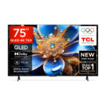 TCL T6D 189.31 cm (75 inch) QLED Ultra HD (4K) Smart Google TV 2026 Edition with HDR10+ Dolby Vision- Atmos 34W 120 Hz Game Accelerator (DLG) TCL AI Slim & Uni body Design(75T6D)