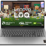 Lenovo LOQ Essential AMD Ryzen 5 Hexa Core 7535HS – (16 GB/512 GB SSD/Windows 11 Home/6 GB Graphics/NVIDIA GeForce RTX 3050) LOQ 15ARP10E Gaming Laptop(15.6 inch, Luna Grey, 1.8 kg, With MS Office)