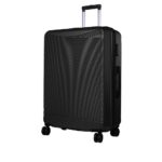 Verage V-Lite Firestone 28″/78cms Black Check-in Hardsided Trolley Bags for Travel, Large Suitcase with Spinner Wheels, Anti-Theft Zippers Luggage