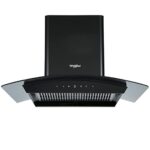 Whirlpool 90 cm 1250 m3/hr Filterless Auto Clean Chimney – CGFL PRO 902 HAC, Touch + Motion Sensor Control (Black), Standard