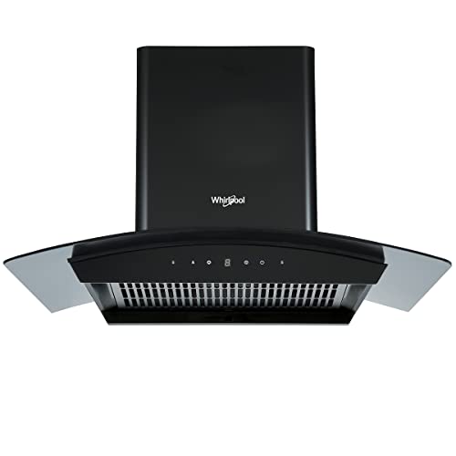 Whirlpool 90 cm 1250 m3/hr Filterless Auto Clean Chimney – CGFL PRO 902 HAC, Touch + Motion Sensor Control (Black), Standard