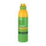 Cello Puro Steel-X Genx 600 | Inner Steel Bottle | PU Insulation | Cold Insulated Bottle | Best Usage for Office/School/College/Gym/Picnic/Home/Fridge | 540ml, Parrot Green