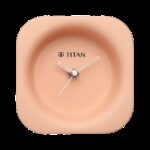 Titan Analog Peach Clock