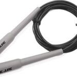 De Jure Fitness Adjustable Slim Shape Skipping Rope for Weight Loss & Fitness | PVC Speed Jump Rope with Comfortable Grip Handles | Adjustable Length for Kids & Adults