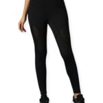 PUMP’D Women’s Activewear Leggings Ankle Length Tights for Women for Gym, Yoga and Workout Slim Fit,Black Hole, 2XL