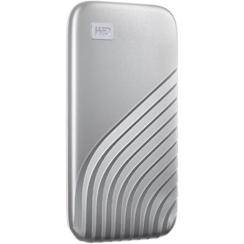 WD My Passport™ SSD 2TB Silver, 1050MB/s Read, 1000MB/s Write, PC & Mac Compatiable, 5 Year Warranty
