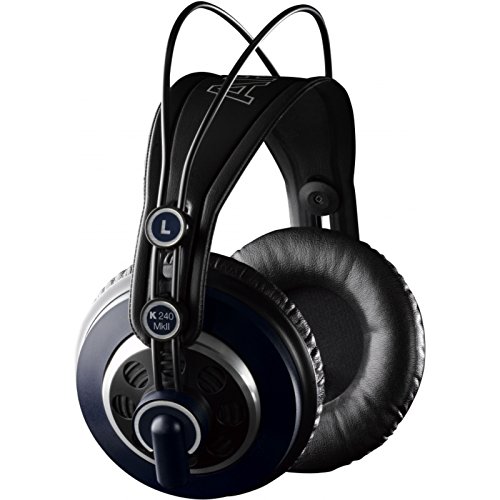 AKG K240 Studio MK II Channel Studio Wired On Ear Headphones without Mic (Black)
