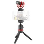 BOYA Vlogging Kit – Video Wi-Fi Microphone, Mini Tripod with Extension Handle, Cold Shoe Mount, Windshield – Vlogger Starter Kit – Youtuber Kit (BY-VG330)