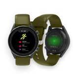 WatchOut Wearables Presents MadGaze : World’s First Gesture Controlled & 4G IoT Enabled Smartwatch (Military Green Silicone)